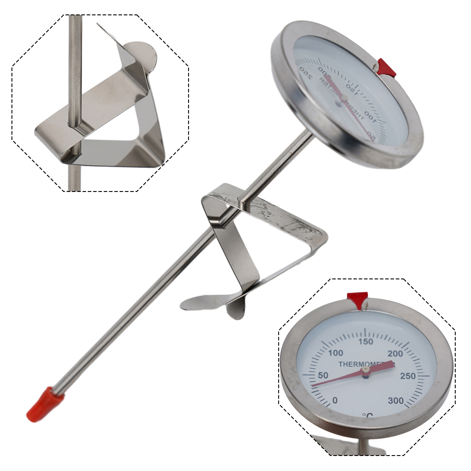 Kitchen Equipment For Baking - الفولاذ المقاوم للصدأ التحقيق ميزان الحرارة