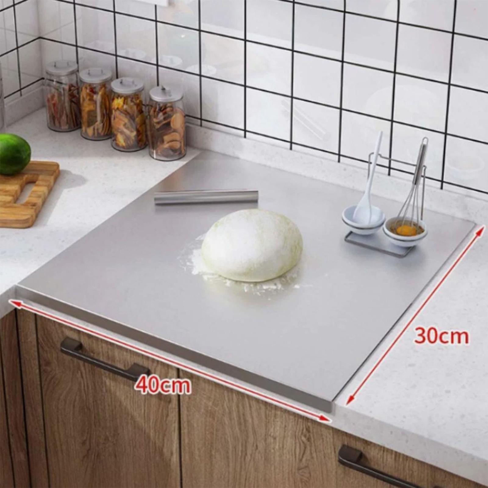 لوح تقطيع من الفولاذ المقاوم ل - مراجعة Kitchen Baking Tools وسعره