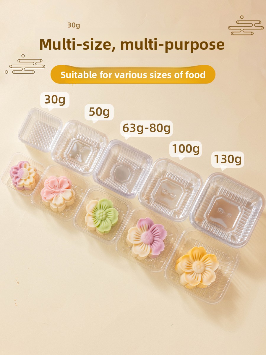 صندوق تغليف كعك القمر البلاستي - مراجعة Kitchen Baking Tools وسعره