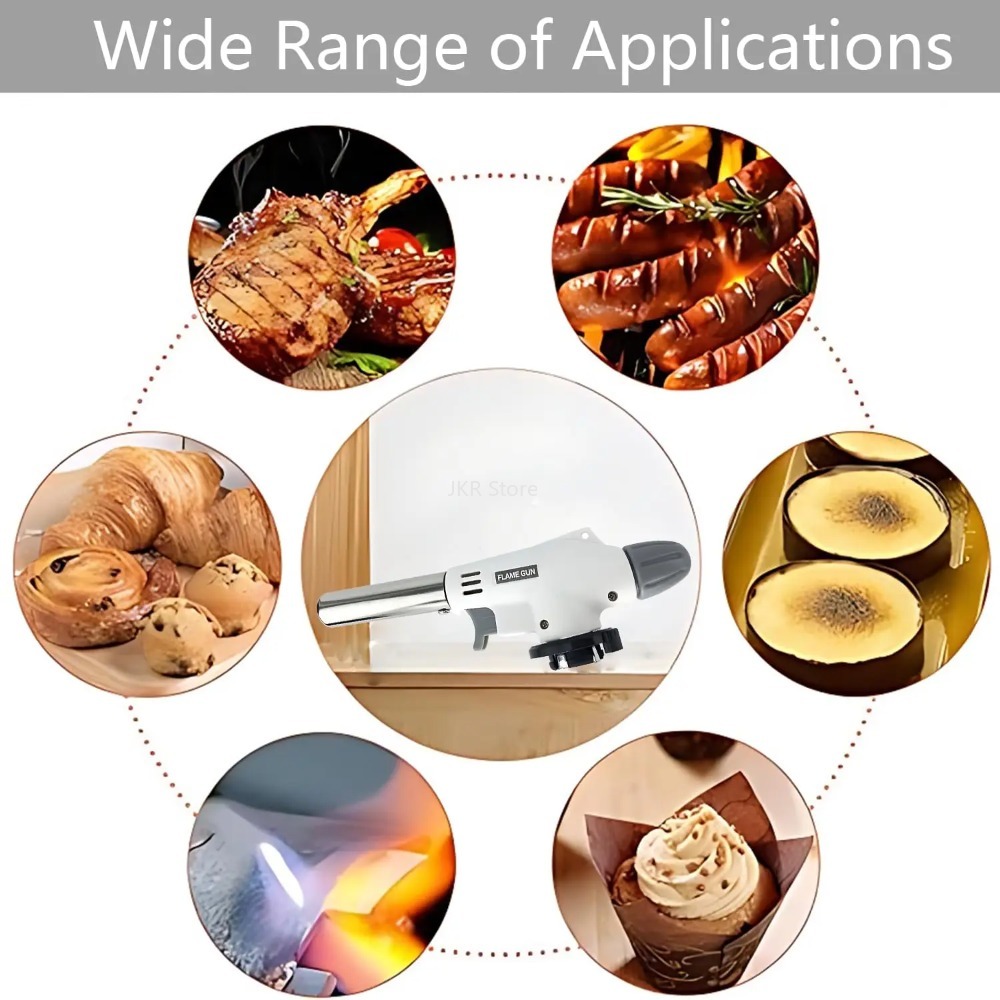 شعلة غاز البوتان المعدنية متعد - مراجعة Kitchen Baking Torch وسعره