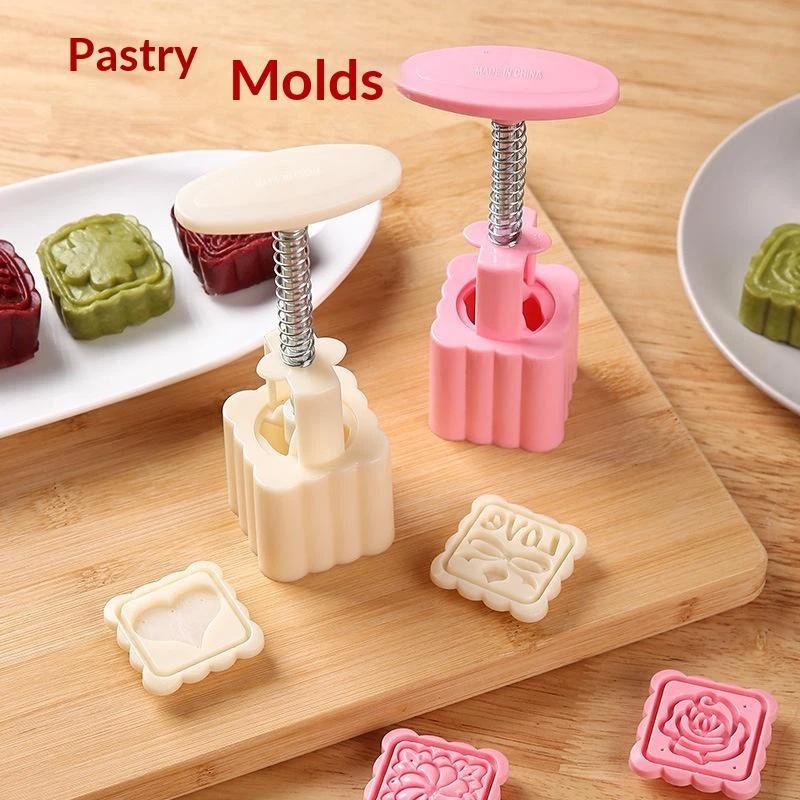 【HG】1 مجموعة قالب كعك القمر ال - مراجعة Kitchen Baking Torch وسعره