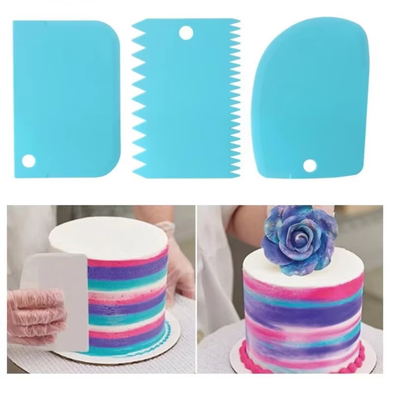3 قطع من أدوات تسوية الكريمة ب - مراجعة Kitchen Baking Tools وسعره