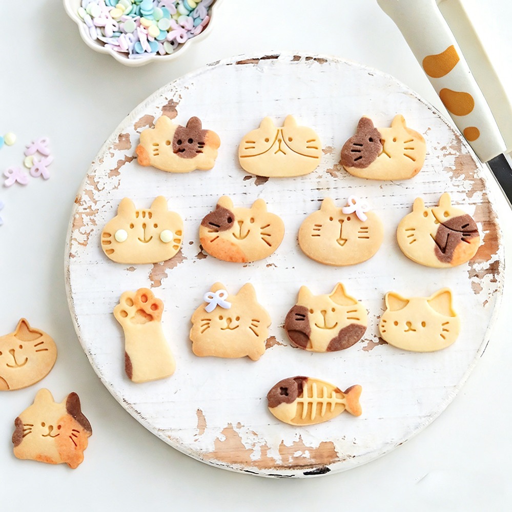 قوالب تقطيع الكوكيز على شكل قط - مراجعة Kitchen Equipment For Baking وسعره