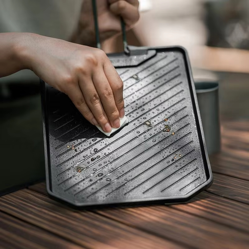 صينية شواء مربعة متينة من الفو - مراجعة Kitchen Baking Tray Organiser وسعره