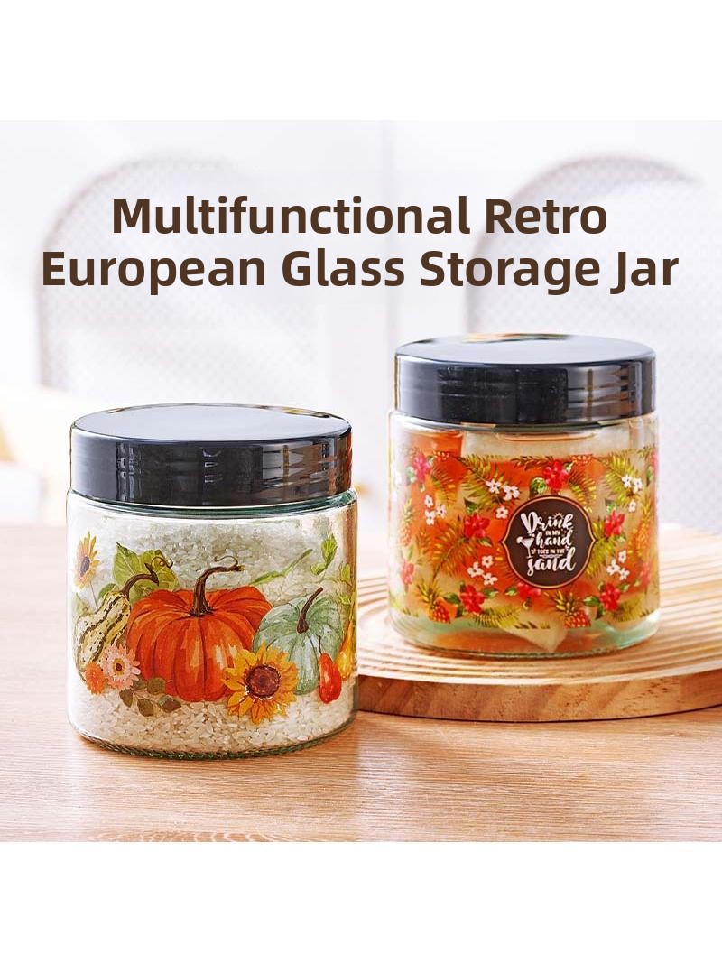 وعاء تخزين زجاجي سميك محكم الإ - مراجعة Kitchen Baking Canisters وسعره