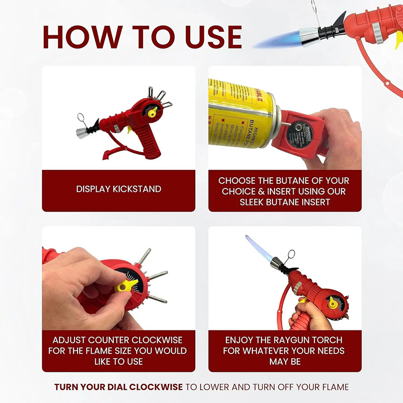 ولاعة سيجار جديدة مقاومة للريا - مراجعة Kitchen Baking Torch وسعره