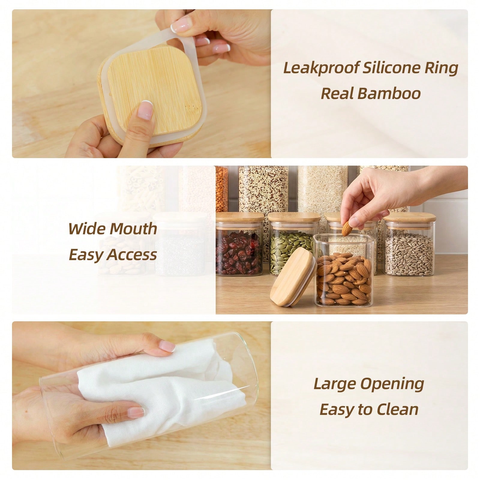 تومنك 12 قطعة من حاويات تخزين  - مراجعة Kitchen Baking Canisters وسعره